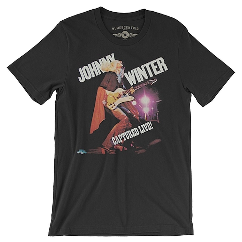 JOHNNY WINTER ジョニーウィンター - Captured Live / Tシャツ / メンズ - PGS